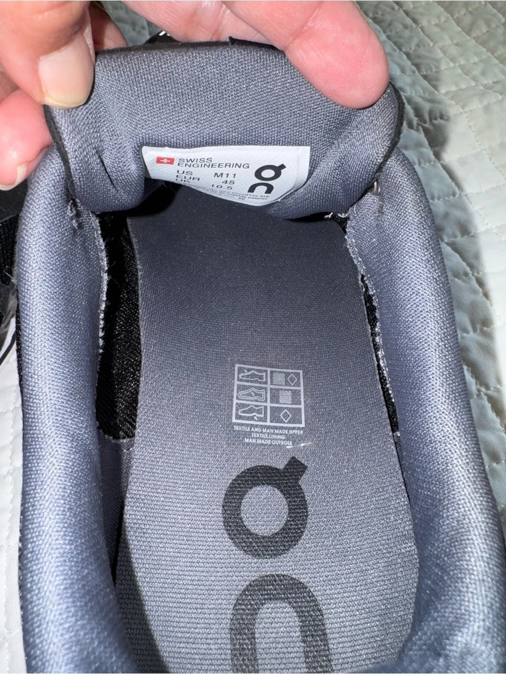 On Running Men's Cloud Athletic Sneakers Like New! Worn once